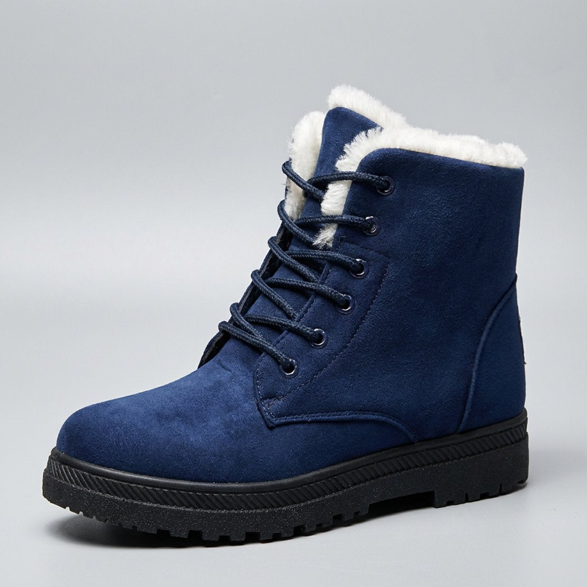 Robyn Women's Faux Fur Lined Lace Up Snow Boots, view 2