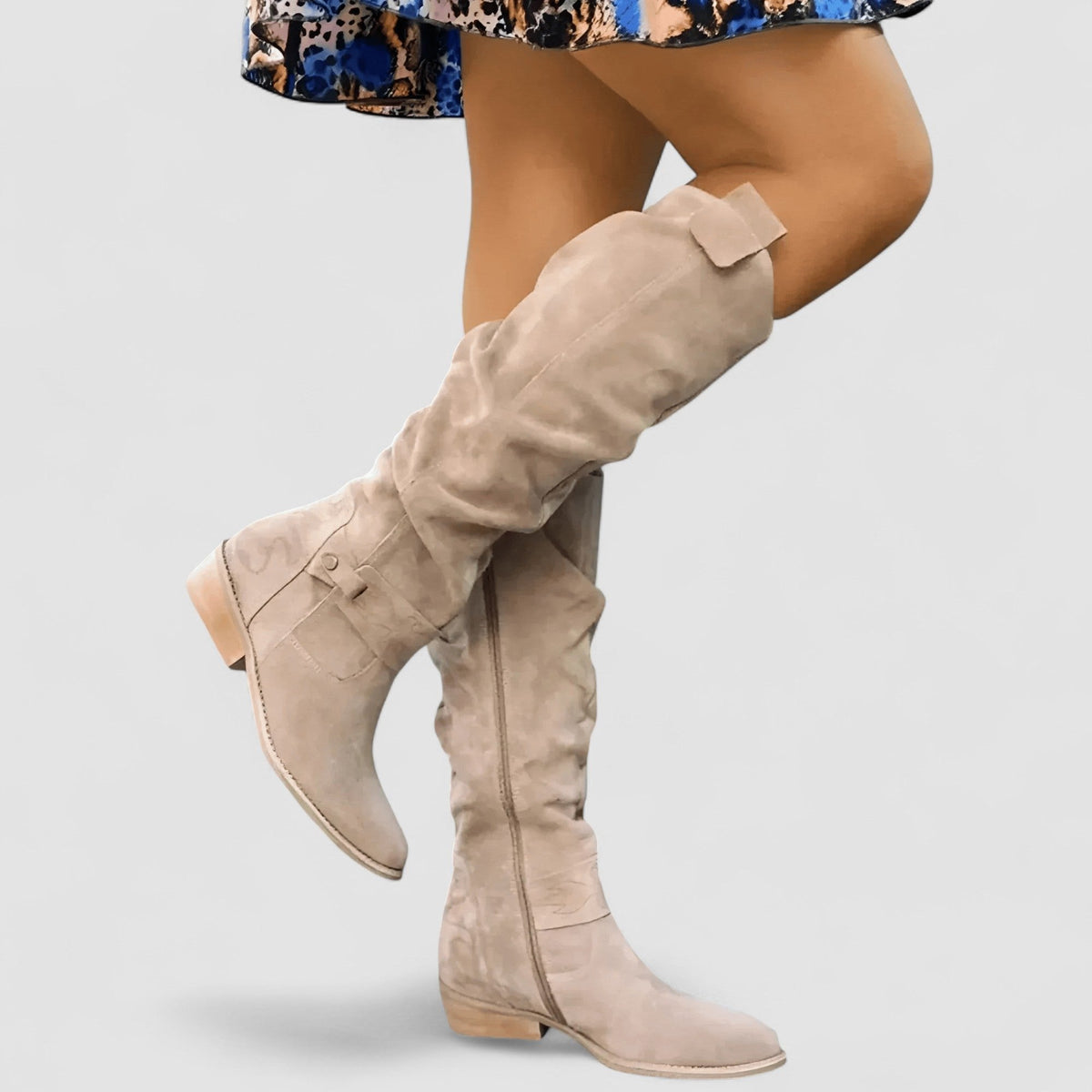 Willow Women's Suede Slouchy Knee High Boots, view 1