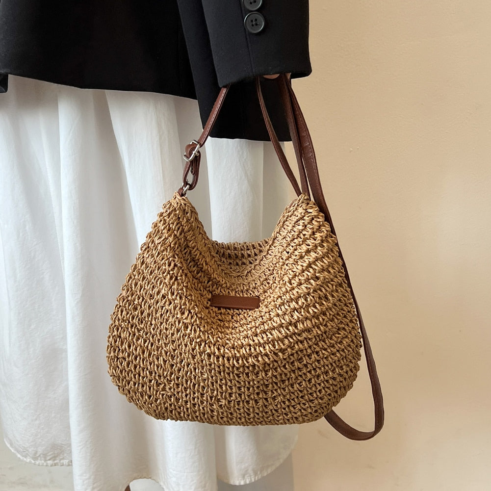 Yolanda Women's Open Weave Crossbody Bag, view 1