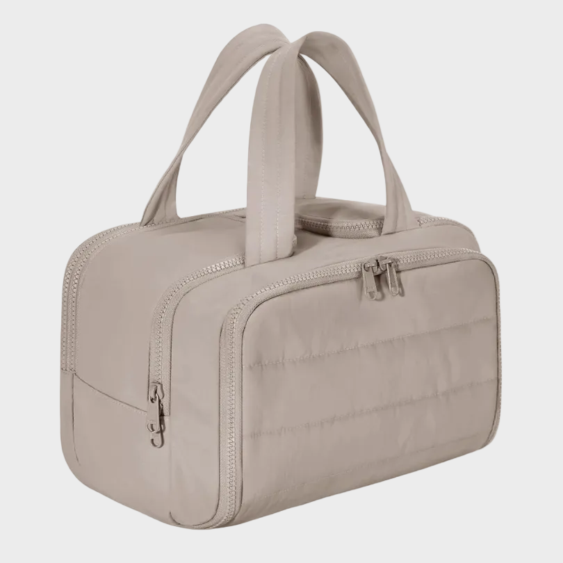 Ella Women's Wide Opening Taslan Toiletry Bag, view 9