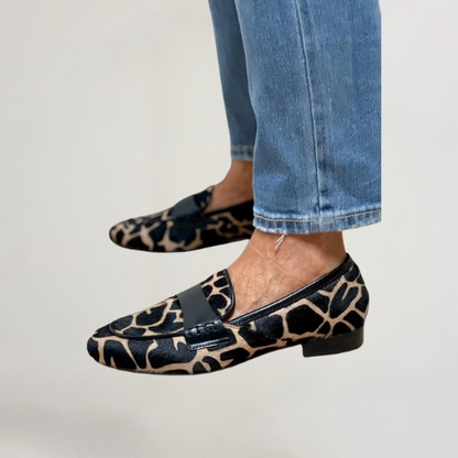 Josie Women's Animal Print Low Heel Loafers, view 2