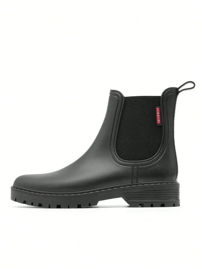 Eloura Women's Matte Rubber Chelsea Boots, view 4