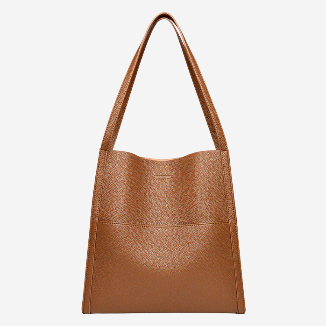 Mariah Women's Leather Zip Top Shoulder Bag, view 1