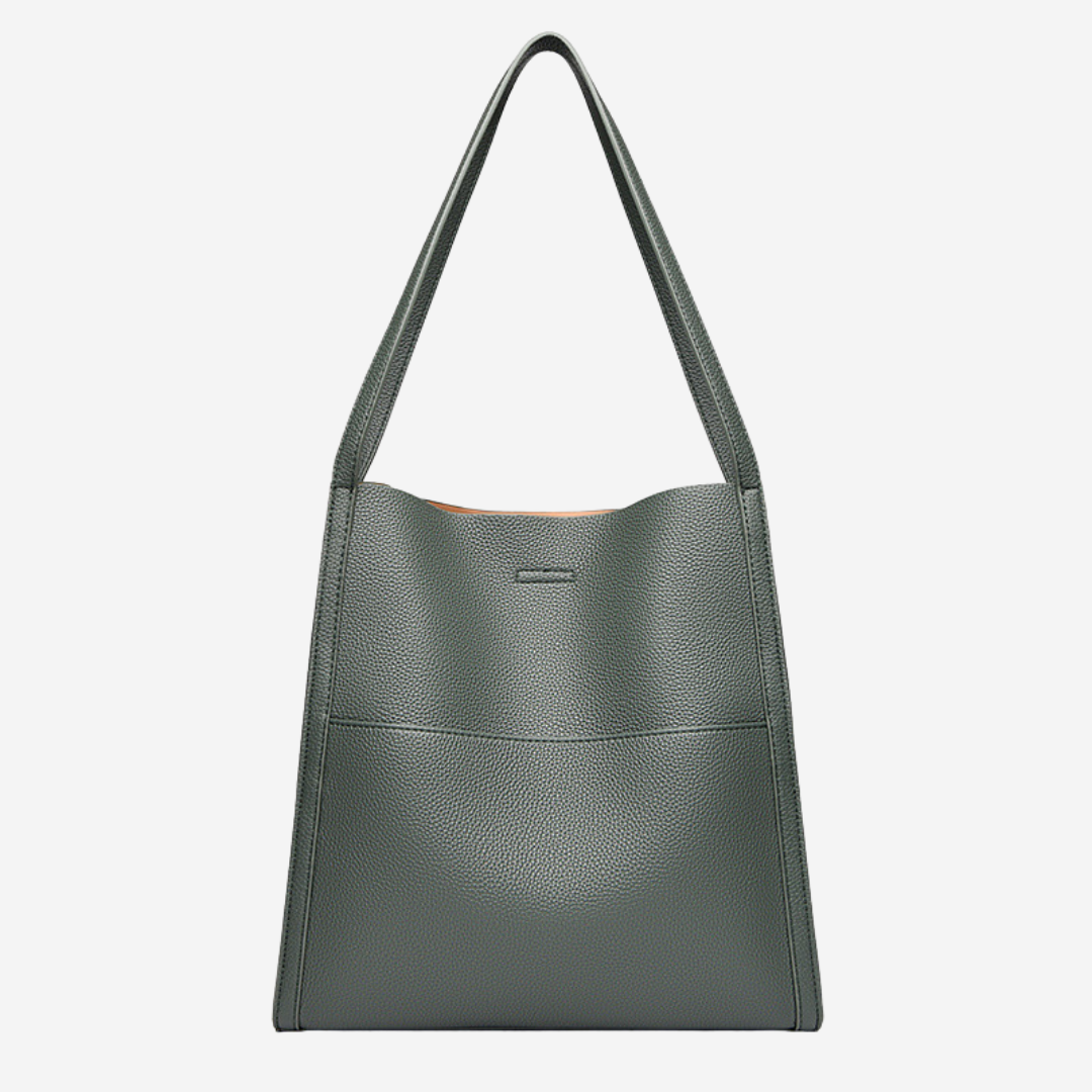 Mariah Women's Leather Zip Top Shoulder Bag, view 8