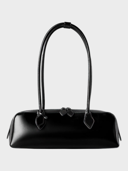 Luzia Women's Leather Double Zip Shoulder Bag, view 1