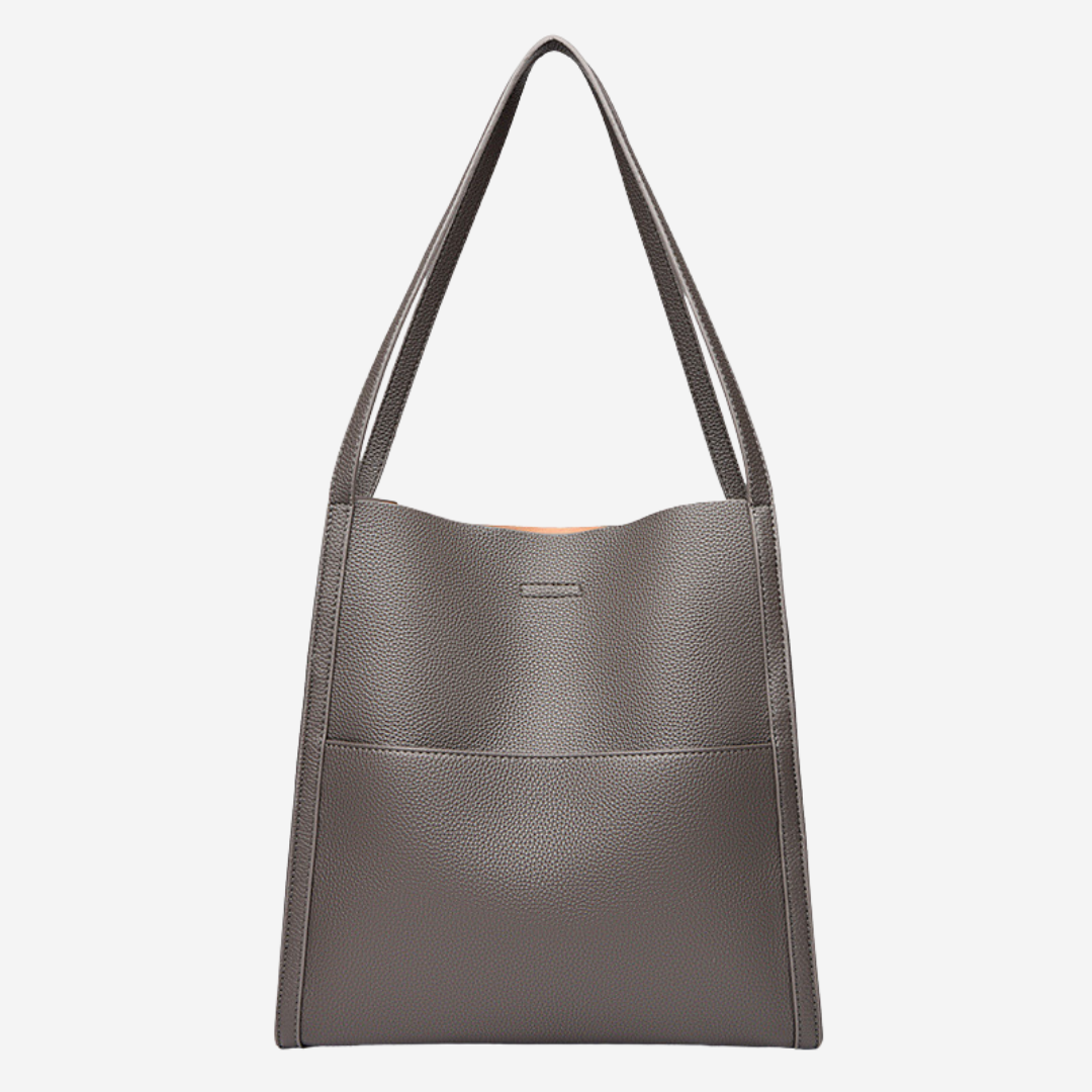 Mariah Women's Leather Zip Top Shoulder Bag, view 9