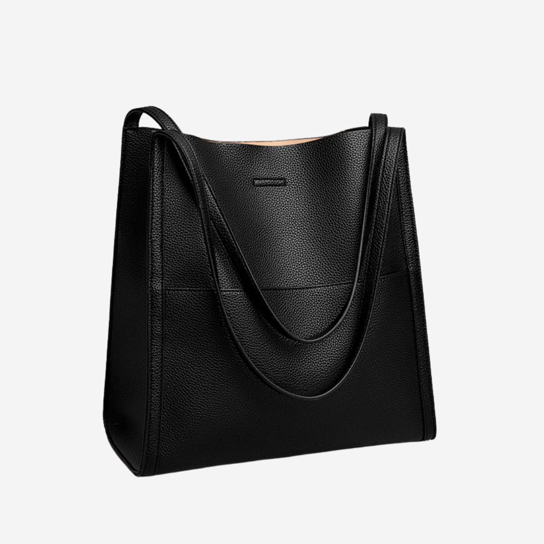 Mariah Women's Leather Zip Top Shoulder Bag, view 7