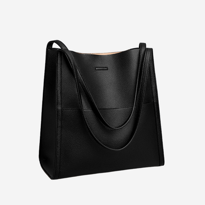 Mariah Women's Leather Zip Top Shoulder Bag, view 7