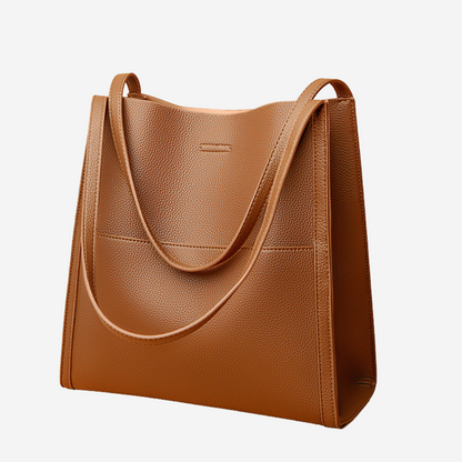 Mariah Women's Leather Zip Top Shoulder Bag, view 3