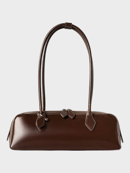 Luzia Women's Leather Double Zip Shoulder Bag, view 3