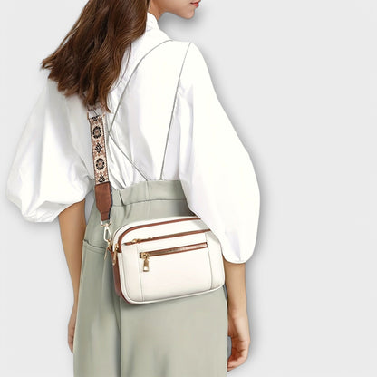 Elain Women's Retro Faux Leather Crossbody Bag, view 9