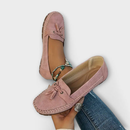 Nellie Women's Slip On Fabric Loafers, view 3