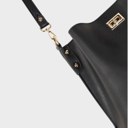 Quennie Women's Black Bucket Shoulder Bag, view 3