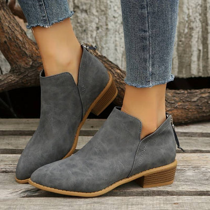 Wynn Women's Low Heel Ankle Boots, view 2