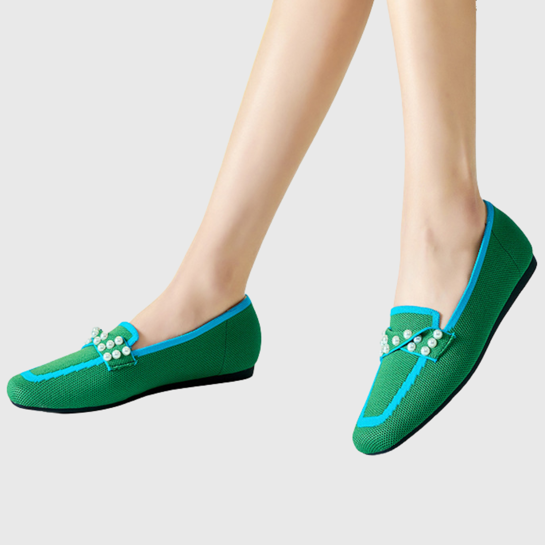Melora Women's Pearl Detail Loafers, view 2