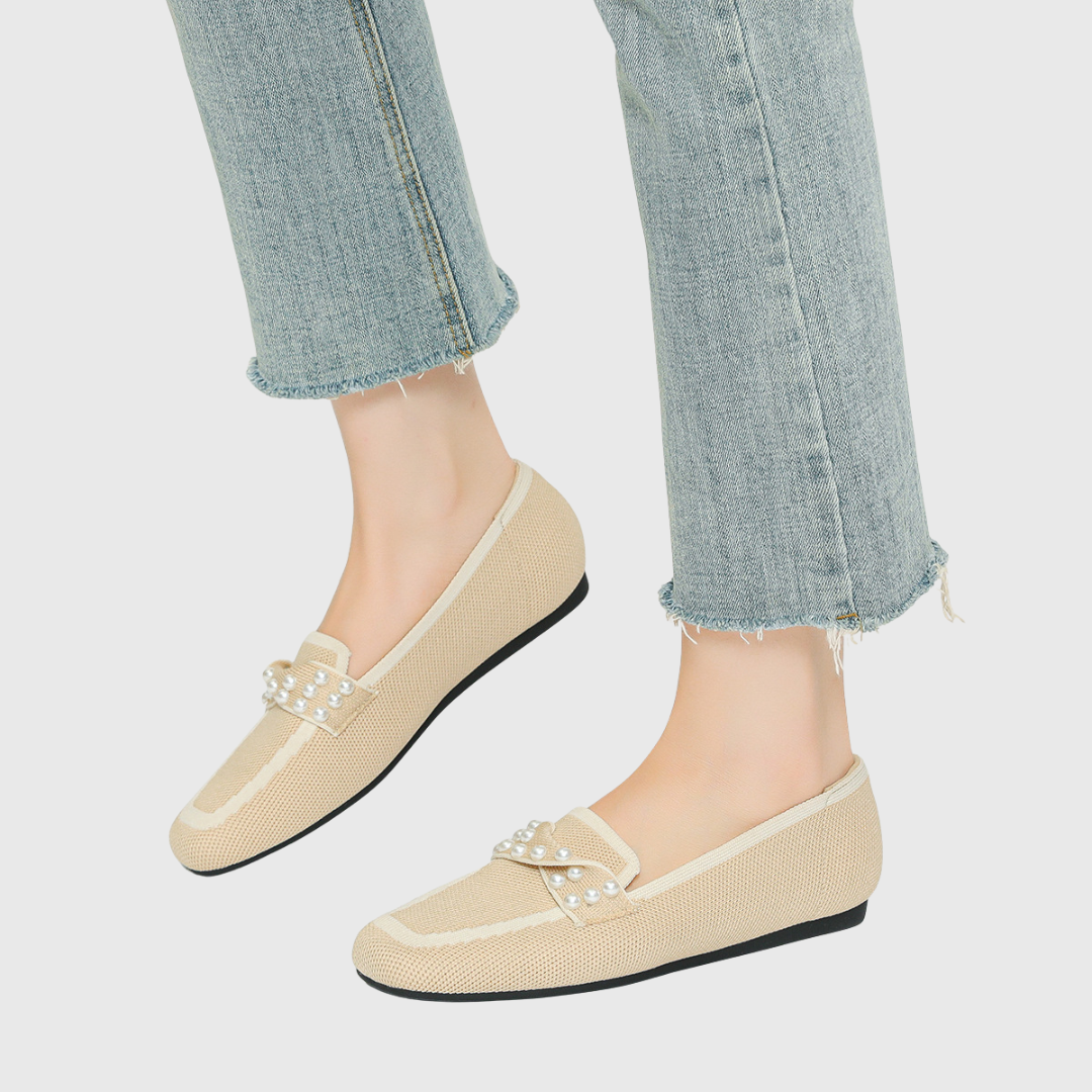 Melora Women's Pearl Detail Loafers, view 3
