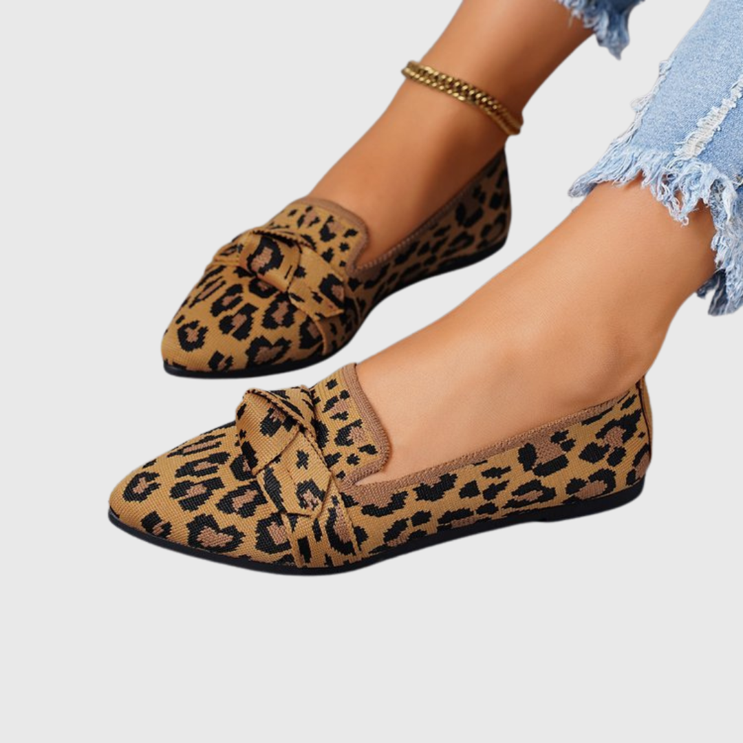 Marissa Women's Tiger Print Loafers, view 1