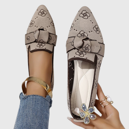 Marigold Women's Floral Print Loafers, view 1