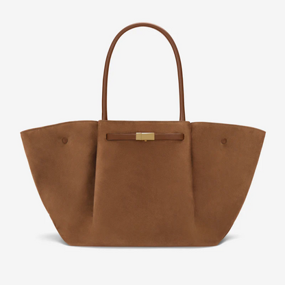 Milan Women's Leather Belted Handbag, view 5