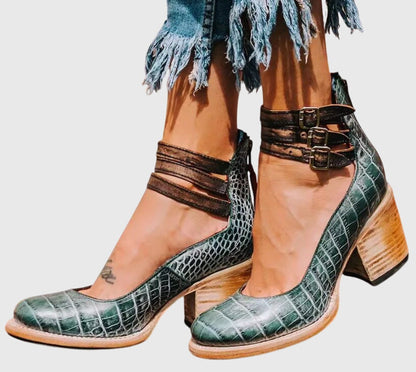 Clementine Women's Block Heel Western Boots, view 10