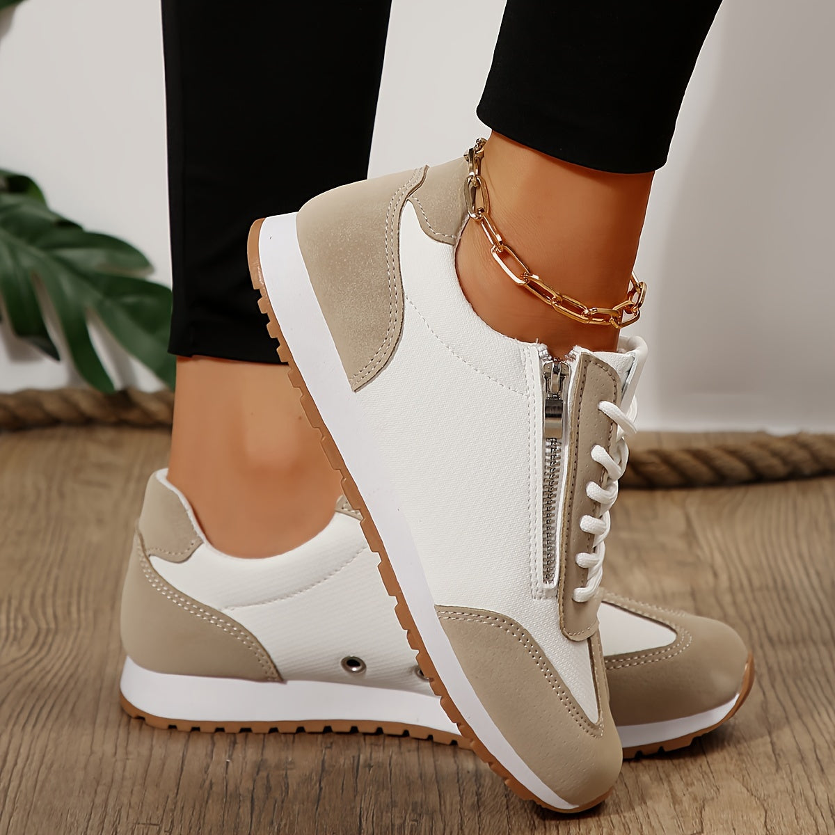 Mariella Women's Lace Up Platform Trainers, view 5