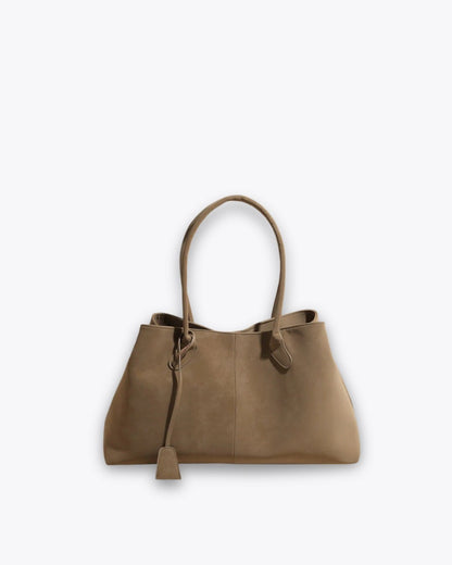 Mara Women's Suede Look Faux Leather Tote Bag, view 1