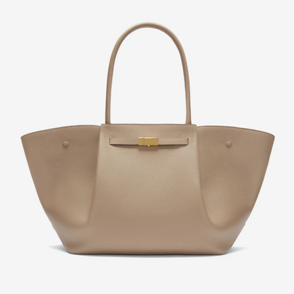 Milan Women's Leather Belted Handbag, view 8