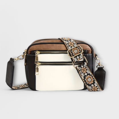 Elain Women's Retro Faux Leather Crossbody Bag, view 7