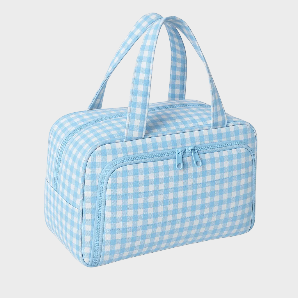 Ella Women's Wide Opening Taslan Toiletry Bag, view 12