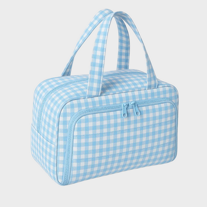 Ella Women's Wide Opening Taslan Toiletry Bag, view 12