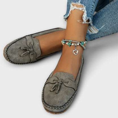 Nellie Women's Slip On Fabric Loafers, view 2
