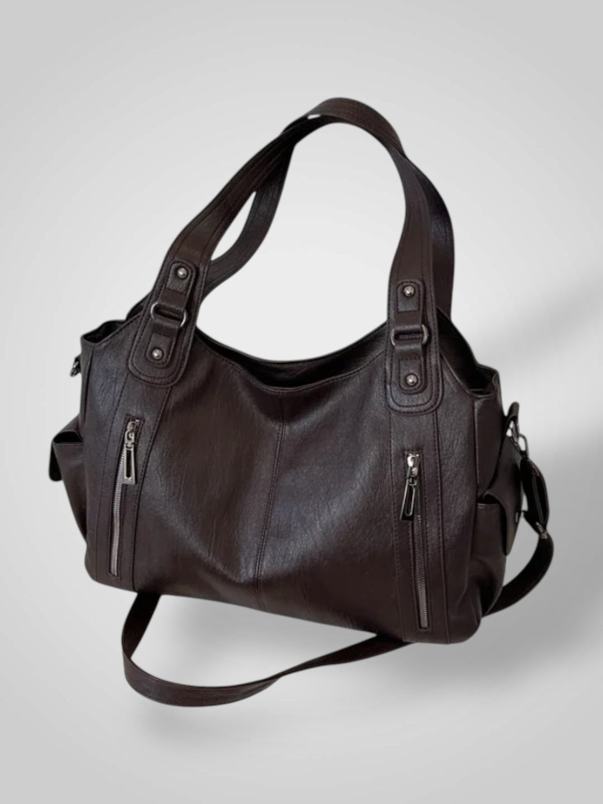 Savannah Women's Faux Leather Shoulder Bag, view 11