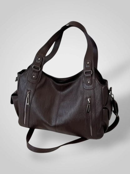 Savannah Women's Faux Leather Shoulder Bag, view 11