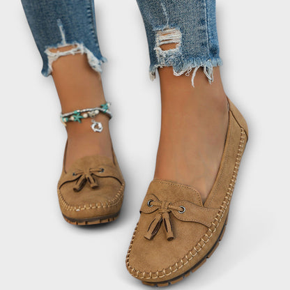 Nellie Women's Slip On Fabric Loafers, view 4