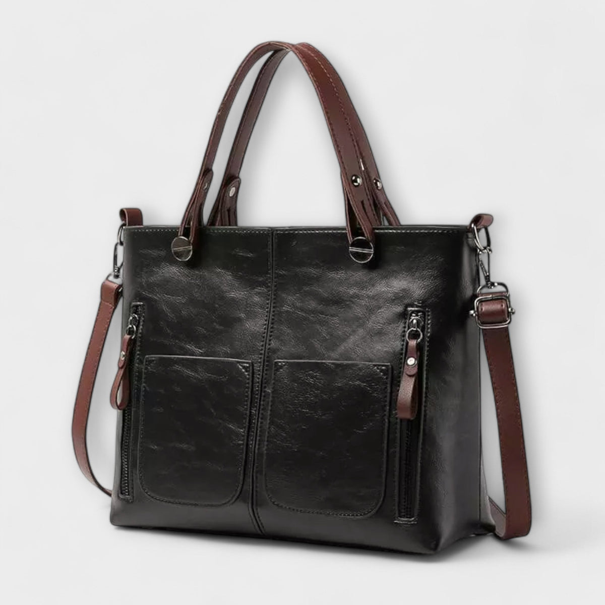 Eline Women's Classic Leather Handbag, view 9