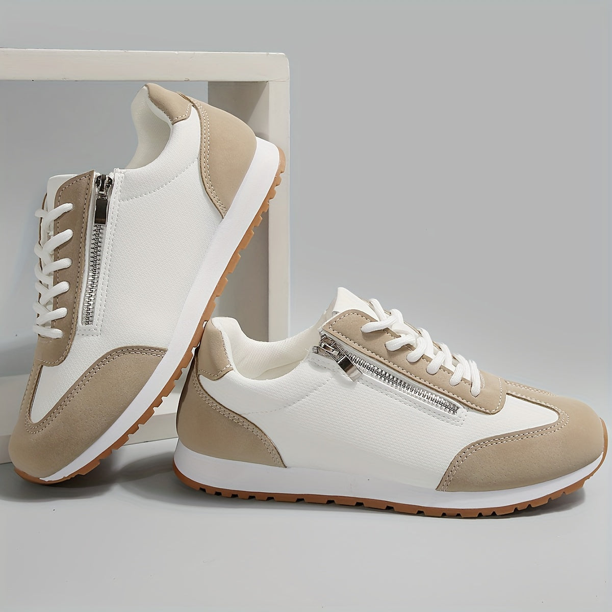 Mariella Women's Lace Up Platform Trainers, view 4