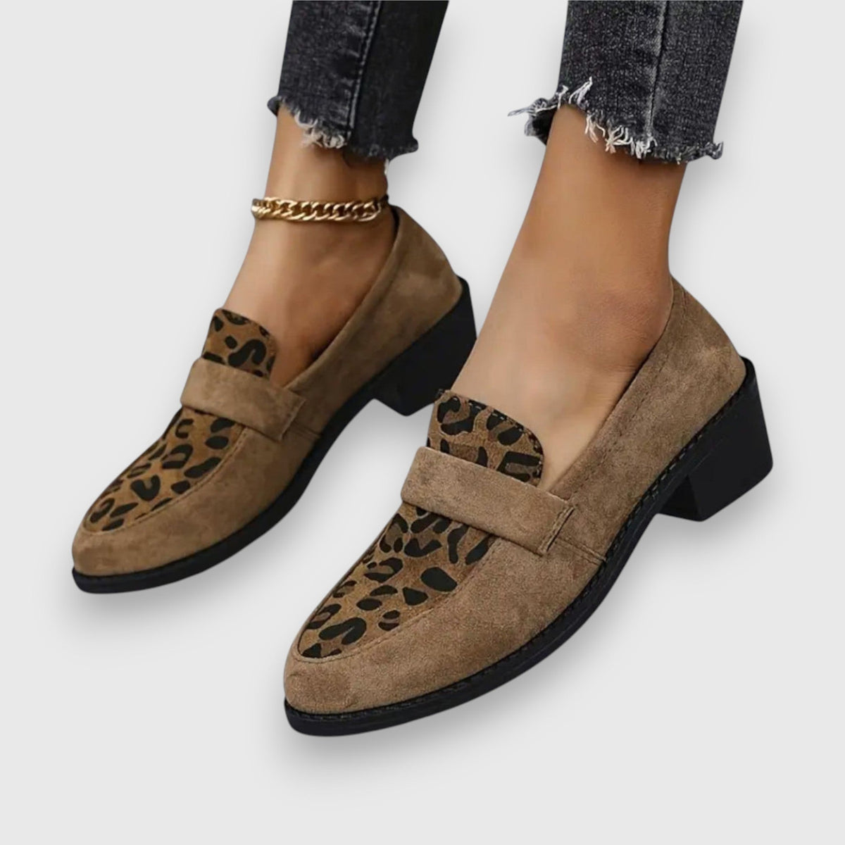 Brunika Women's Leopard Print Loafers, view 2