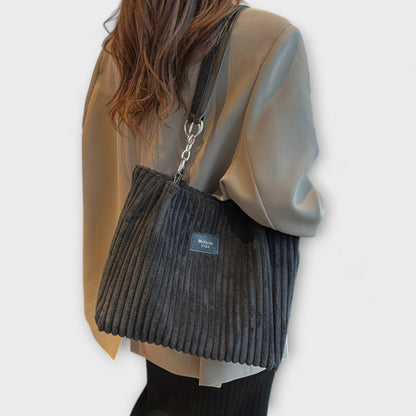 Xella Women's Corduroy Shoulder Bag, view 6