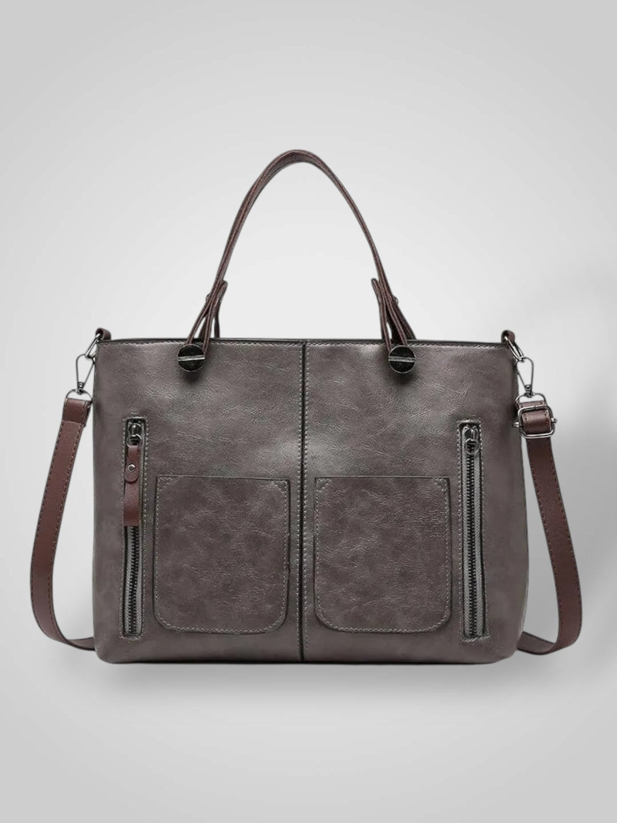 Aria Women's Leather Flap Shoulder Bag, view 6
