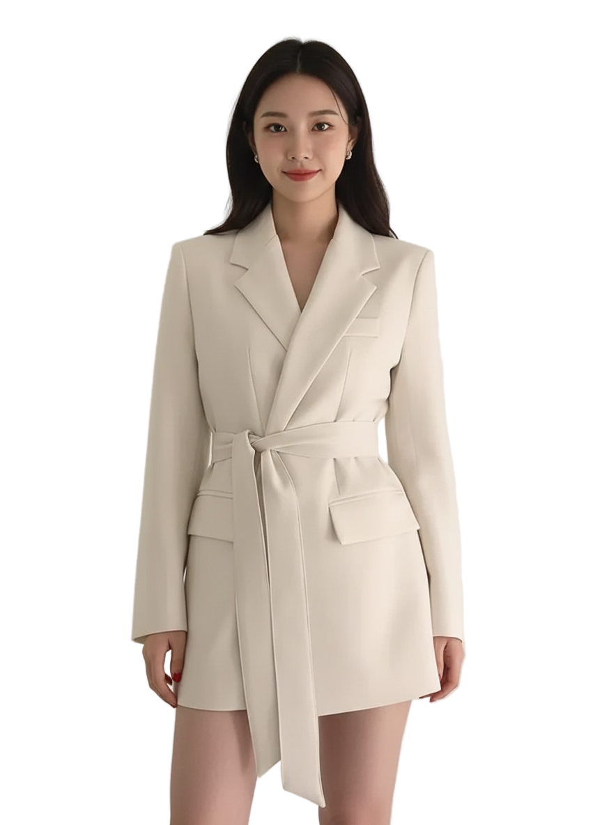 Women's Blazer Dress with Long Sleeves