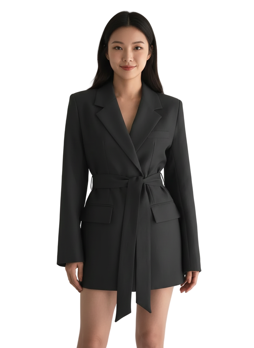 Women's Blazer Dress with Long Sleeves