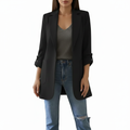 Women's Blazer with Long Sleeves and Modern Cut