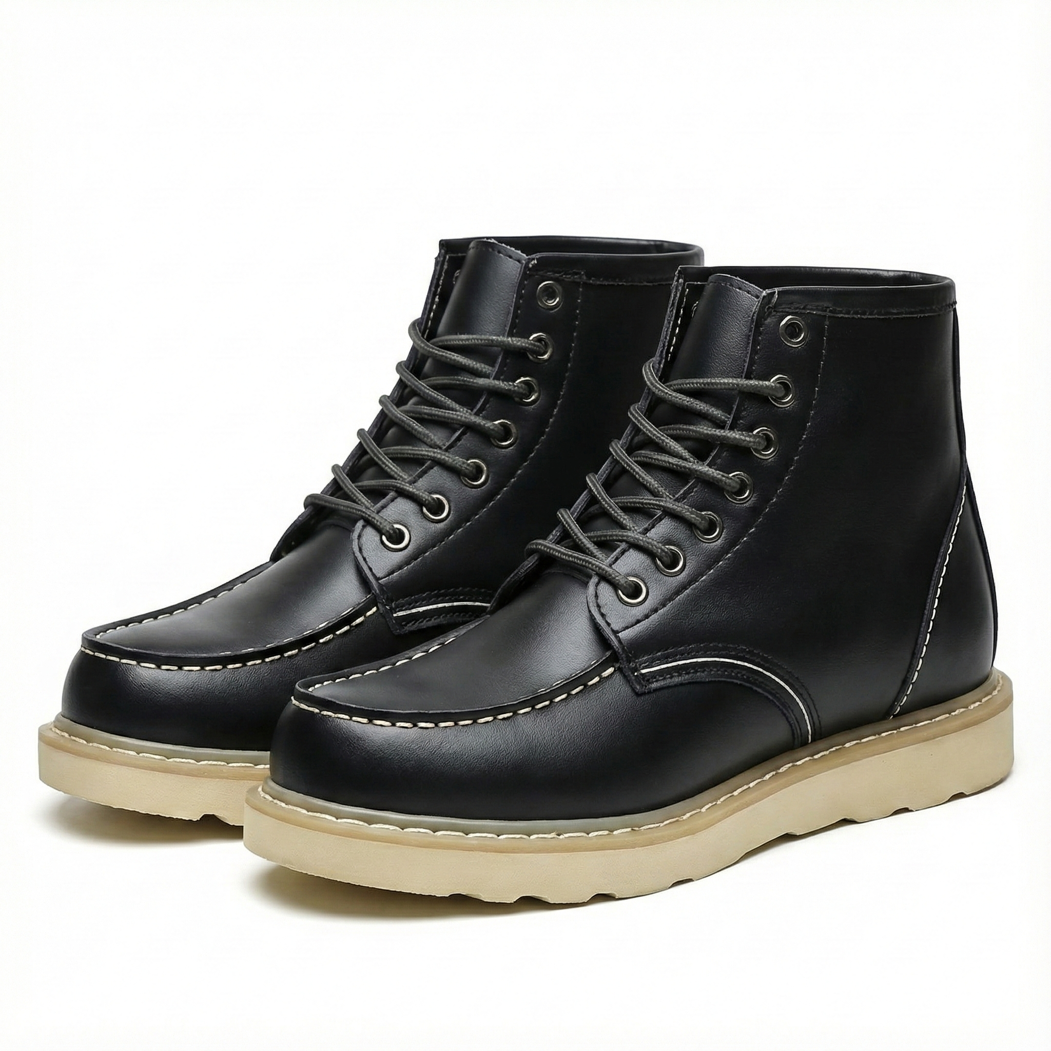 Men's Vintage Winter Boots with Padded Sole
