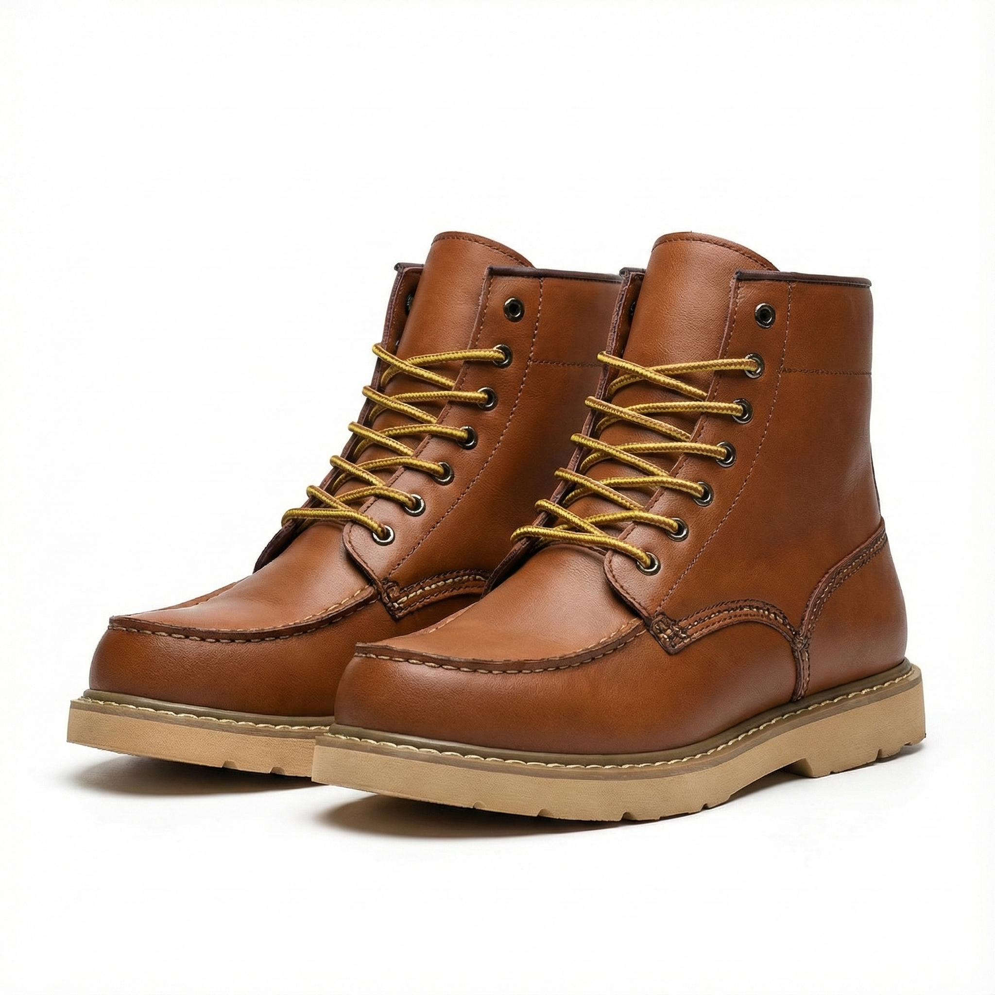 Men's Vintage Winter Boots with Padded Sole