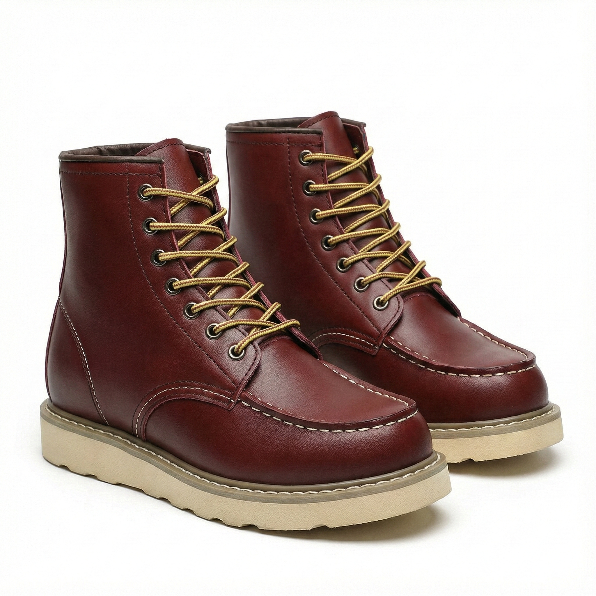 Men's Vintage Winter Boots with Padded Sole