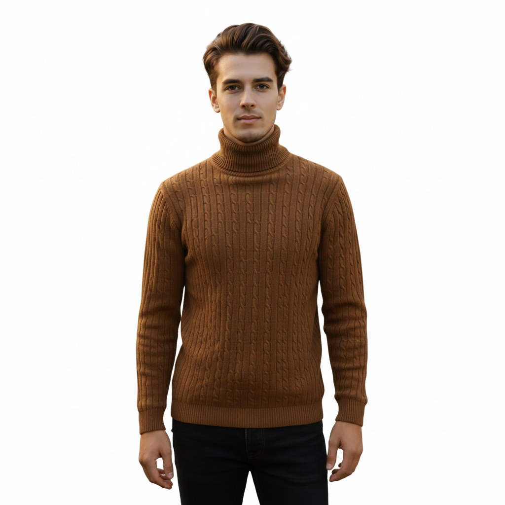 Men's Sweater with Exclusive Knitwear
