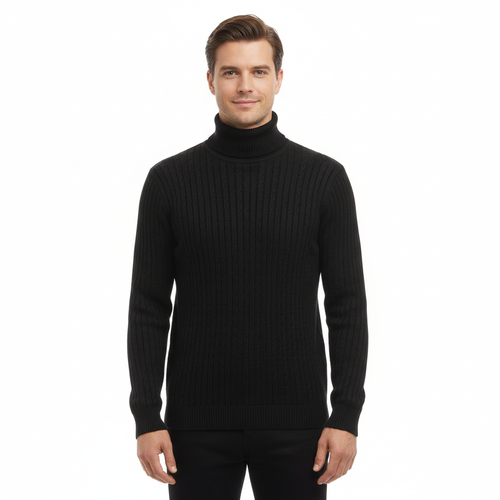 Men's Sweater with Exclusive Knitwear