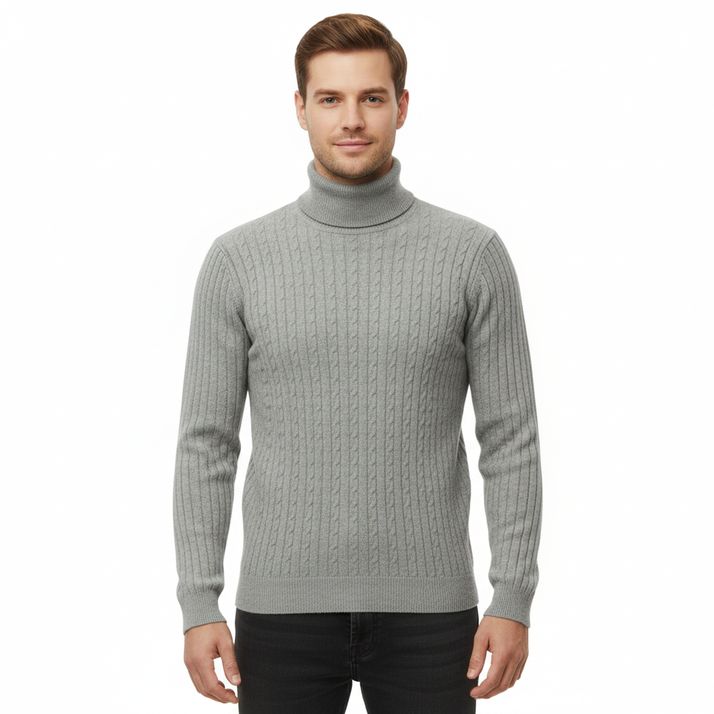 Men's Sweater with Exclusive Knitwear