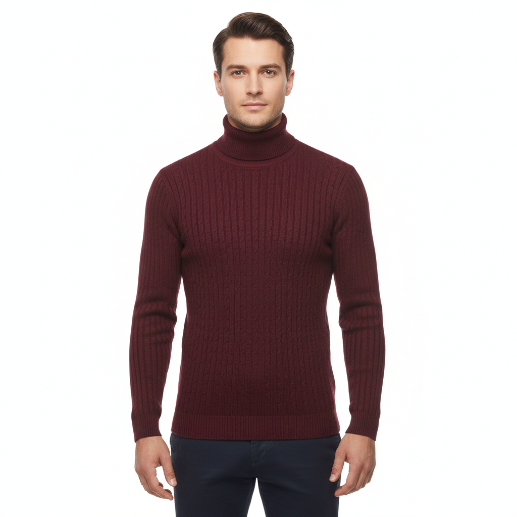 Men's Sweater with Exclusive Knitwear