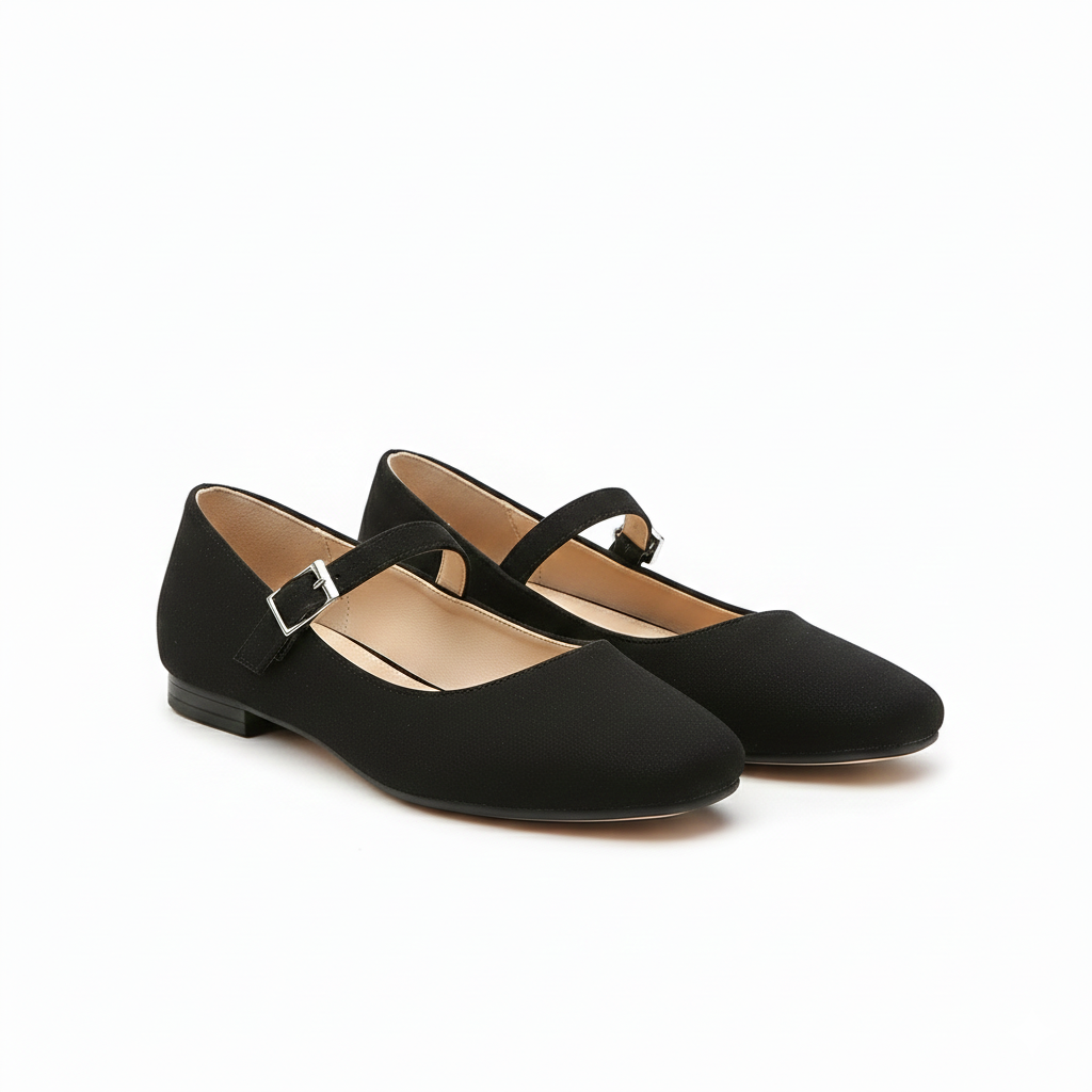 Women's Ballet Flats with Single Strap